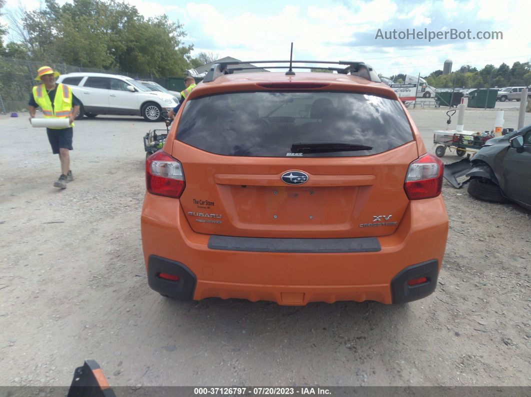 2014 Subaru Xv Crosstrek Limited Orange vin: JF2GPAKCXE8256647