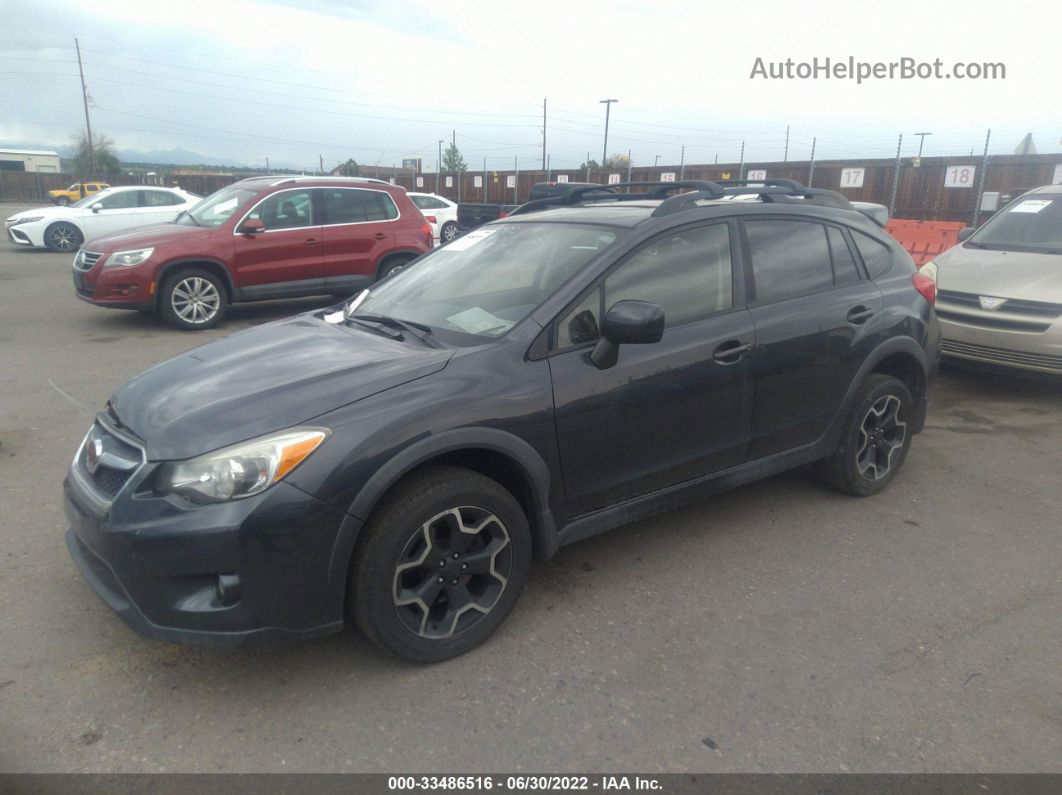 2014 Subaru Xv Crosstrek Limited Black vin: JF2GPAKCXE8319052