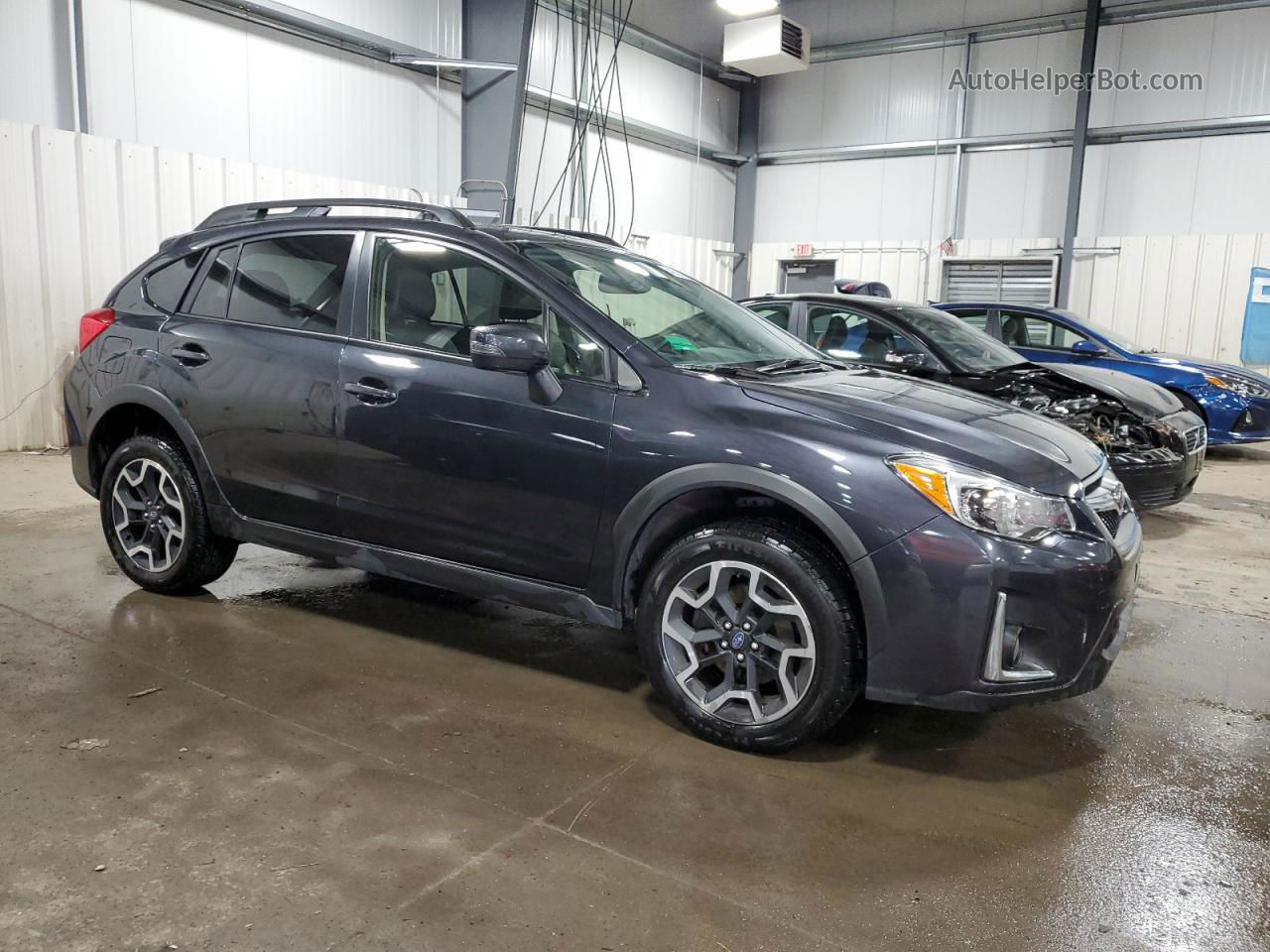 2016 Subaru Crosstrek Limited Gray vin: JF2GPALC0G8327081