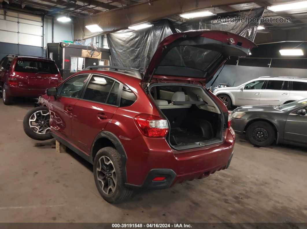 2016 Subaru Crosstrek 2.0i Limited Red vin: JF2GPALC0GH214506