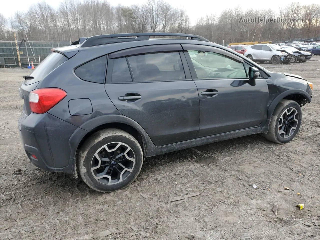 2016 Subaru Crosstrek Limited Gray vin: JF2GPALC3G8329424