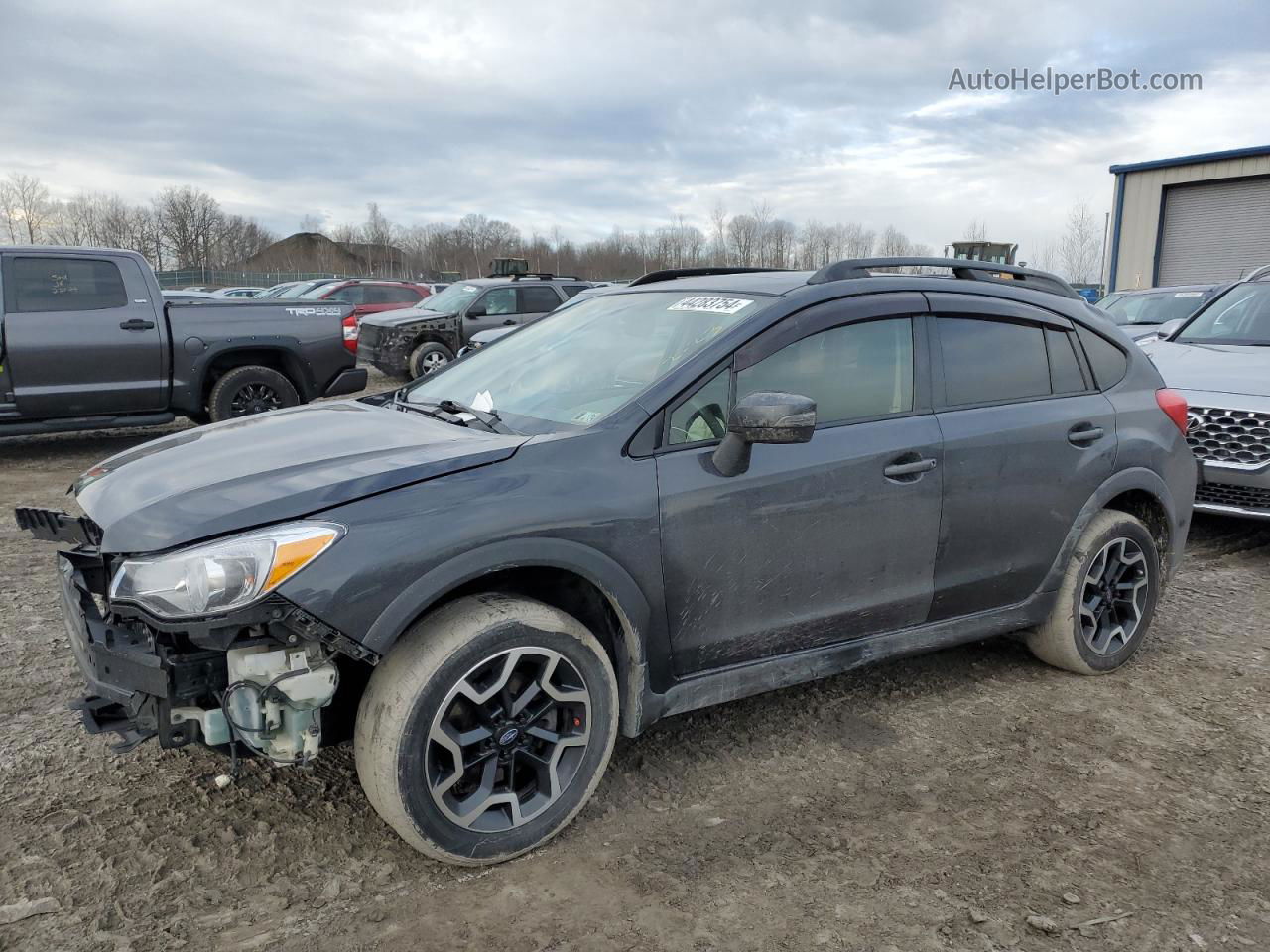 2016 Subaru Crosstrek Limited Gray vin: JF2GPALC3G8329424