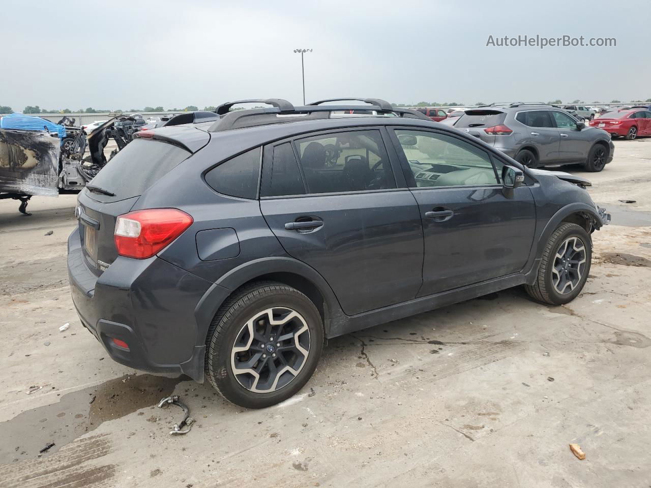 2016 Subaru Crosstrek Limited Gray vin: JF2GPALC5G8330249