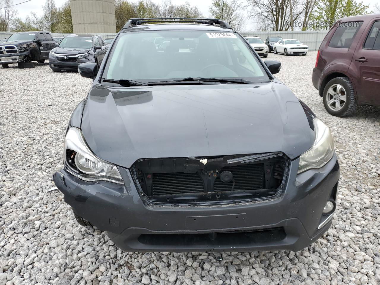 2016 Subaru Crosstrek Limited Charcoal vin: JF2GPALC6G8247624