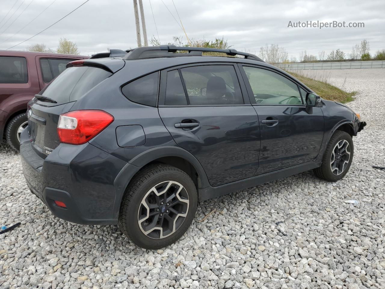 2016 Subaru Crosstrek Limited Charcoal vin: JF2GPALC6G8247624