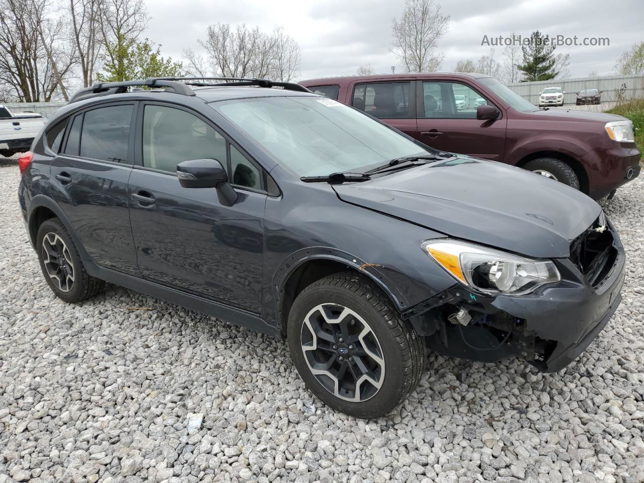 2016 Subaru Crosstrek Limited Charcoal vin: JF2GPALC6G8247624