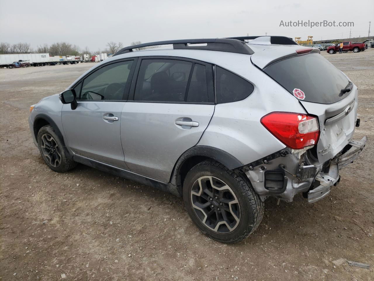 2016 Subaru Crosstrek Limited Silver vin: JF2GPALC6GH227115