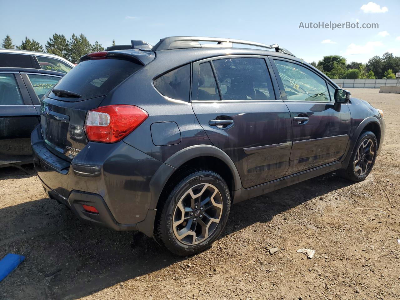 2016 Subaru Crosstrek Limited Gray vin: JF2GPALCXG8251238