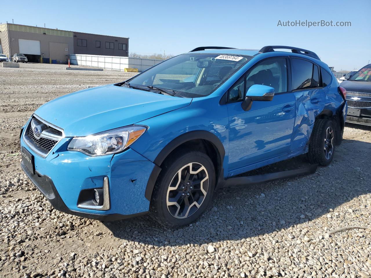 2016 Subaru Crosstrek Limited Blue vin: JF2GPANC2G8291391