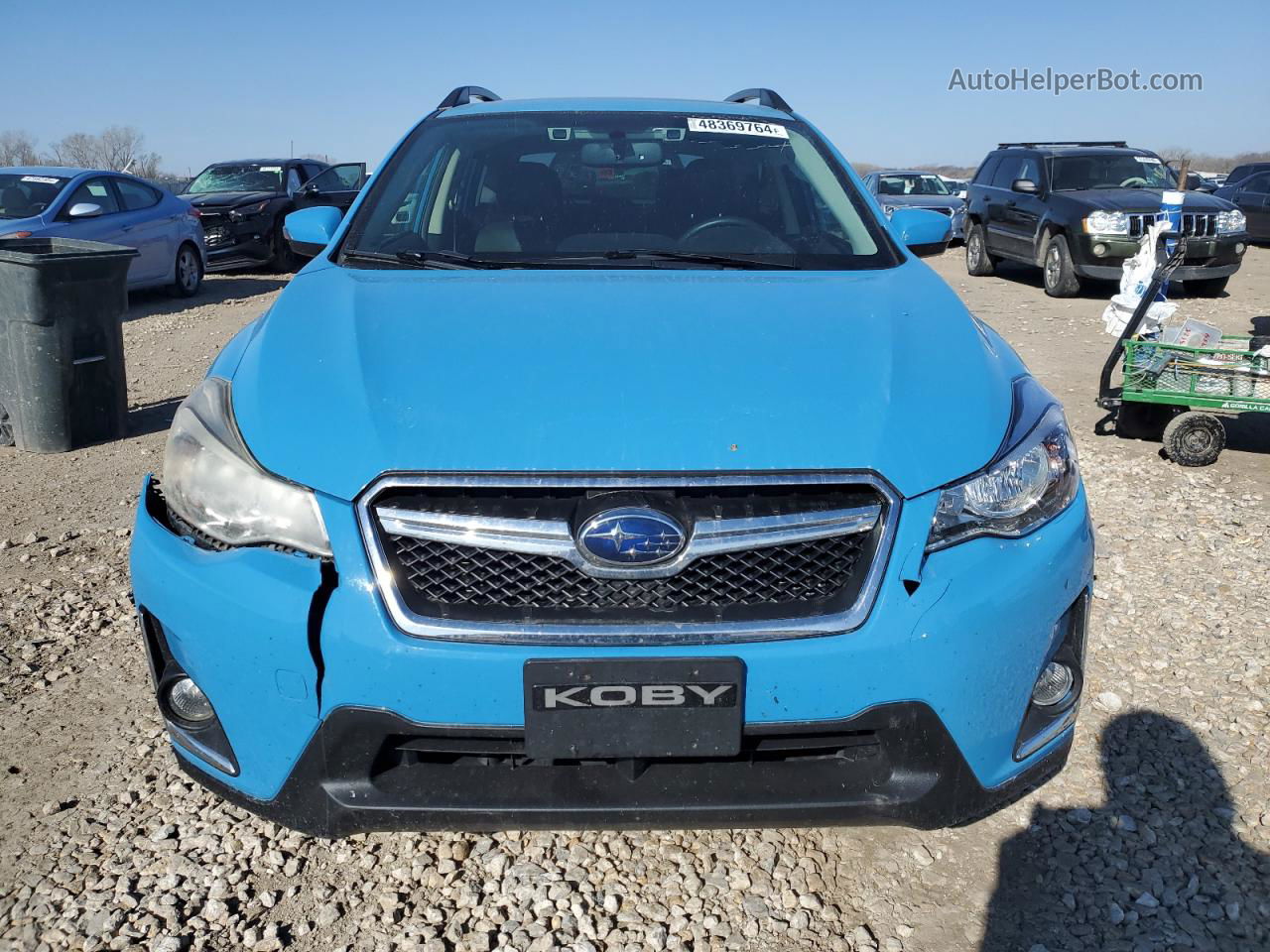 2016 Subaru Crosstrek Limited Blue vin: JF2GPANC2G8291391