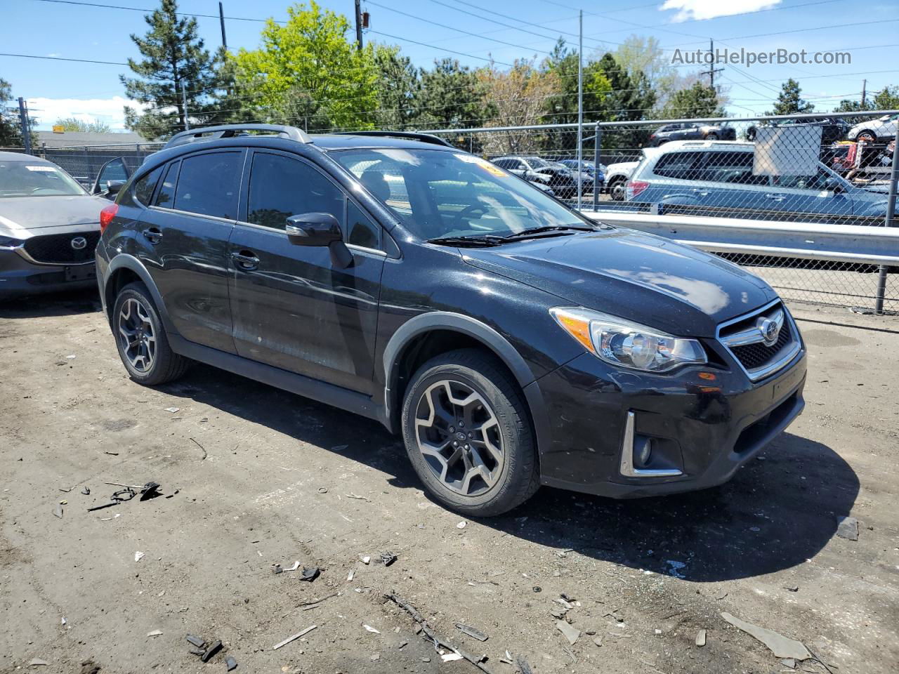 2016 Subaru Crosstrek Limited Black vin: JF2GPANC2G8335938