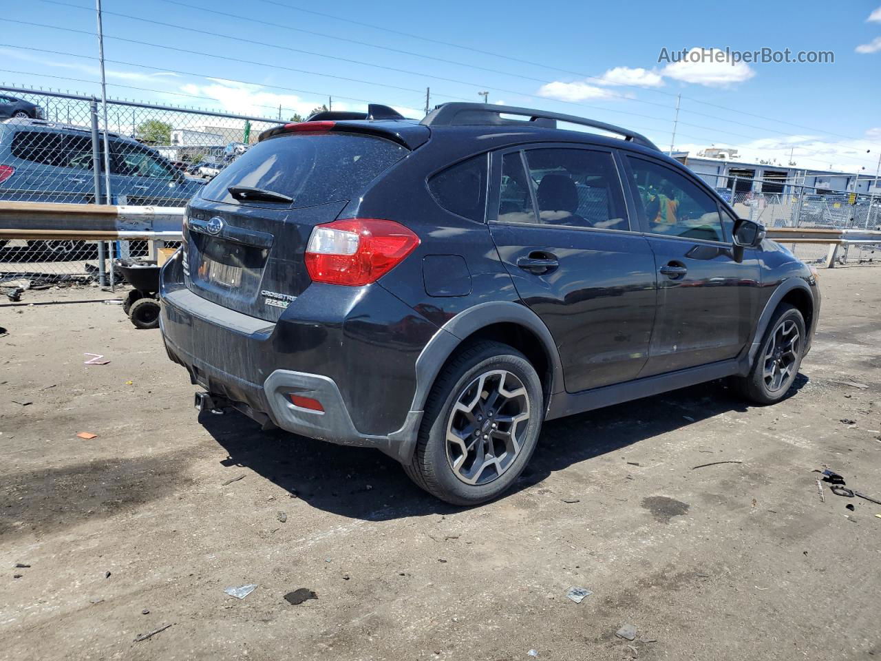 2016 Subaru Crosstrek Limited Black vin: JF2GPANC2G8335938