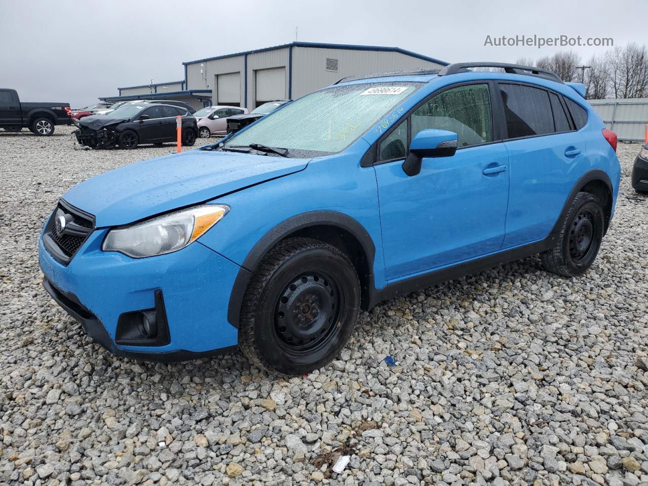 2016 Subaru Crosstrek Limited Blue vin: JF2GPANC3G8327346