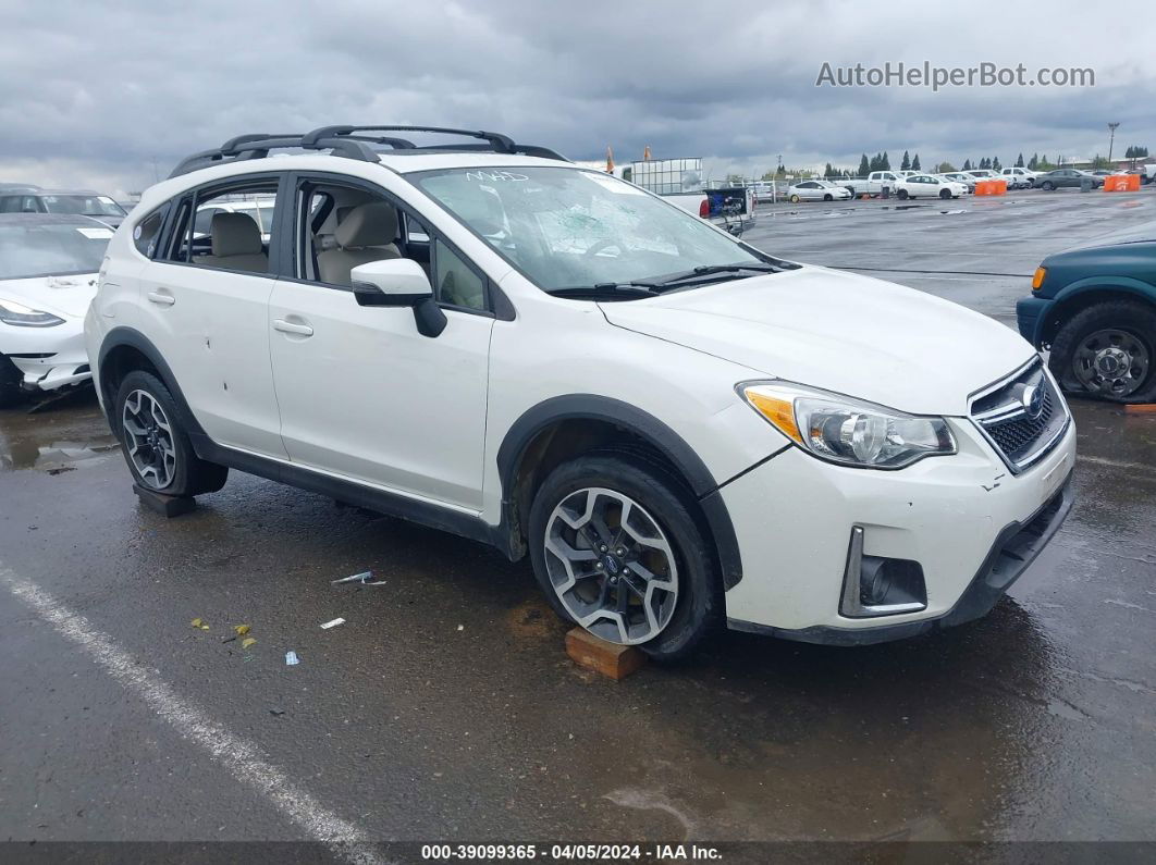 2016 Subaru Crosstrek 2.0i Limited White vin: JF2GPANC6G8319063