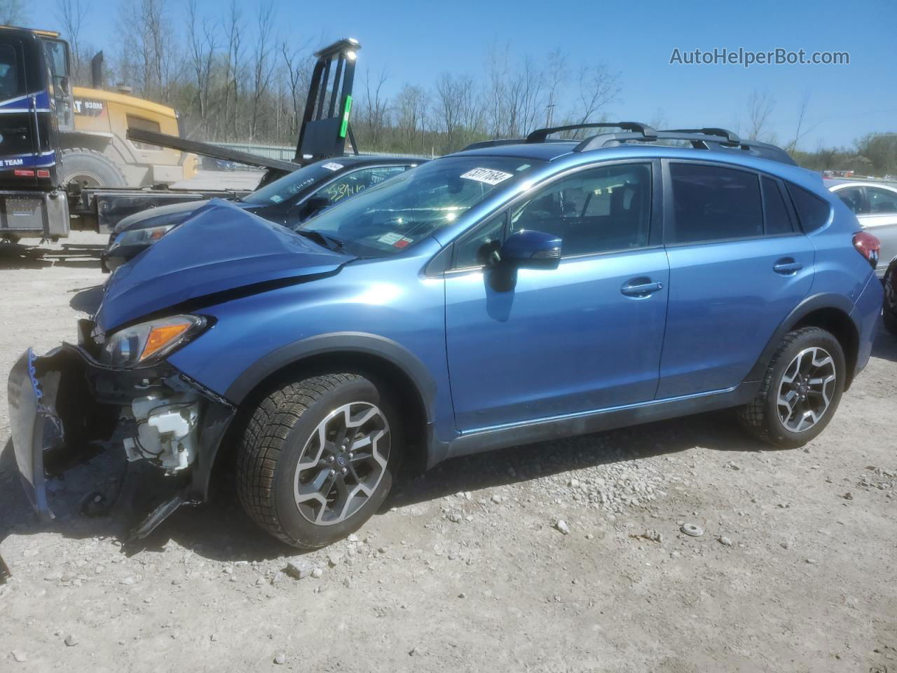 2016 Subaru Crosstrek Limited Синий vin: JF2GPANC6GH318852