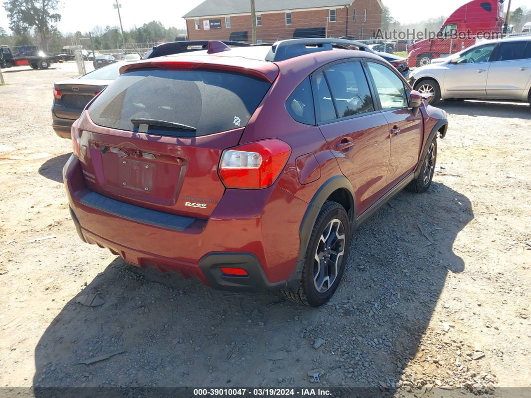 2016 Subaru Crosstrek 2.0i Limited Red vin: JF2GPANC9GH308543