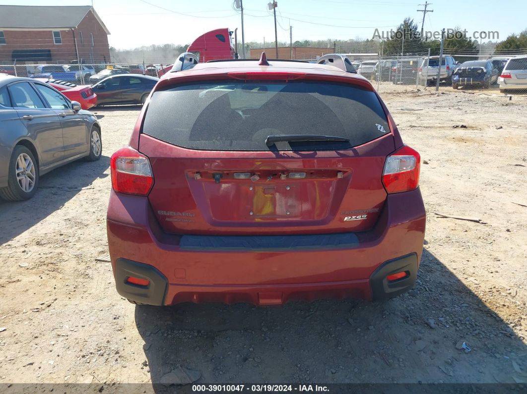 2016 Subaru Crosstrek 2.0i Limited Red vin: JF2GPANC9GH308543