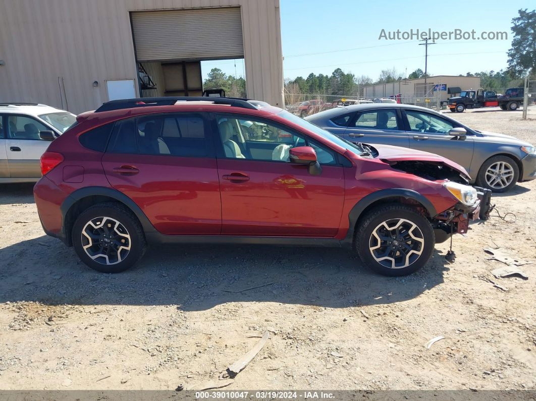 2016 Subaru Crosstrek 2.0i Limited Red vin: JF2GPANC9GH308543