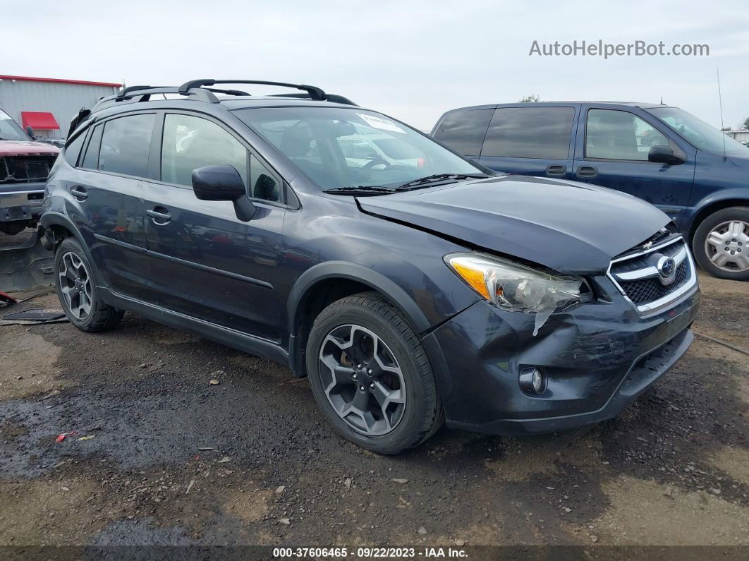 2014 Subaru Xv Crosstrek 2.0i Premium Gray vin: JF2GPAVC0E8267779