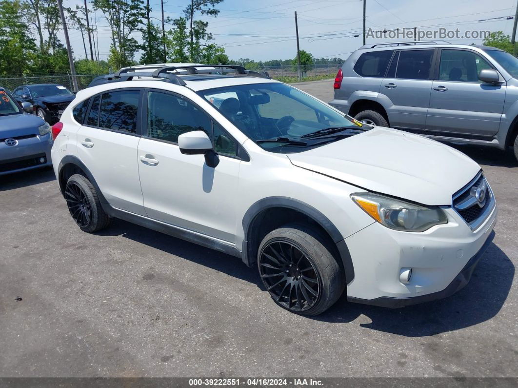 2014 Subaru Xv Crosstrek 2.0i Premium White vin: JF2GPAVC0E8287269