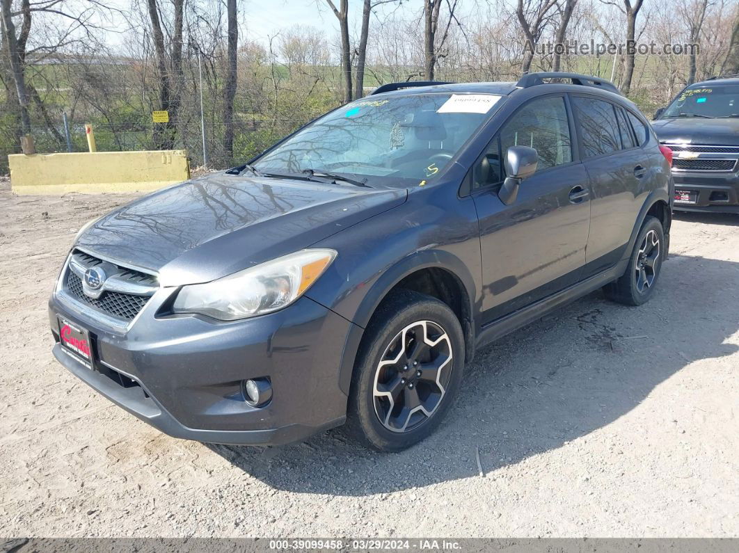 2014 Subaru Xv Crosstrek 2.0i Premium Gray vin: JF2GPAVC3E8209164