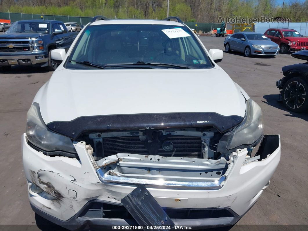 2014 Subaru Xv Crosstrek 2.0i Premium White vin: JF2GPAVC3EH321544