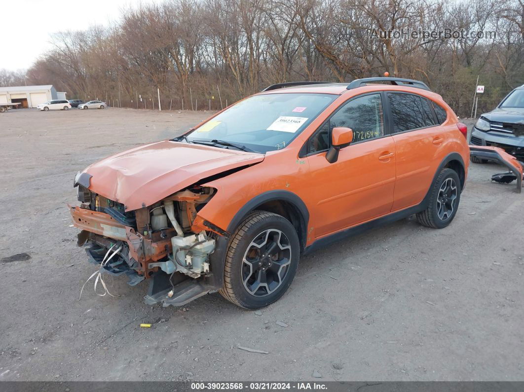 2014 Subaru Xv Crosstrek 2.0i Premium Orange vin: JF2GPAVC8E8219799