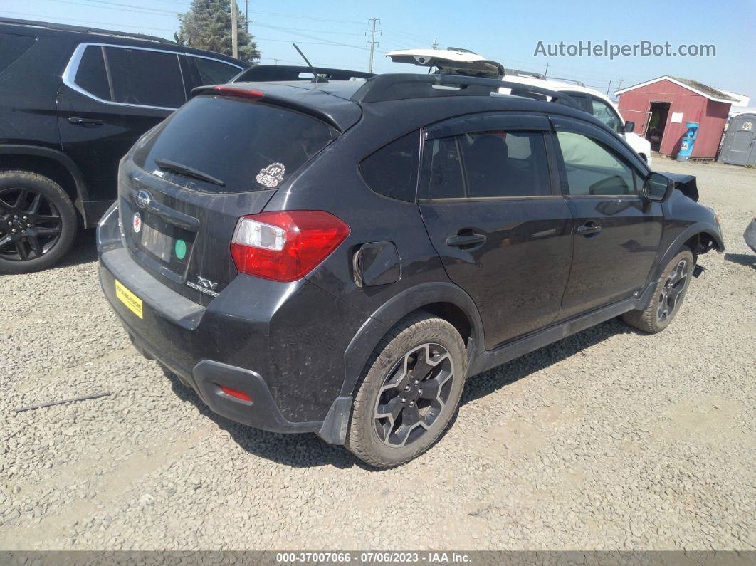 2014 Subaru Xv Crosstrek Premium Black vin: JF2GPAVC8E8316758