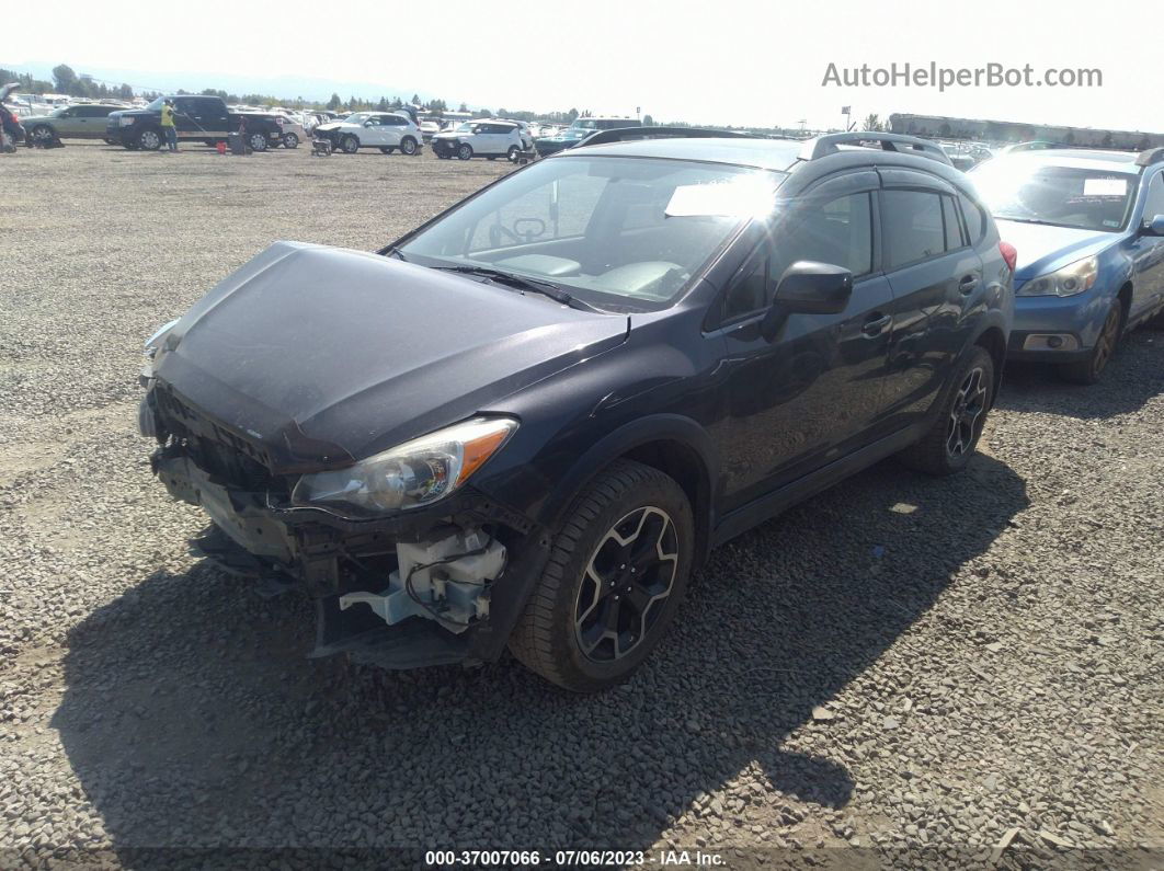 2014 Subaru Xv Crosstrek Premium Black vin: JF2GPAVC8E8316758