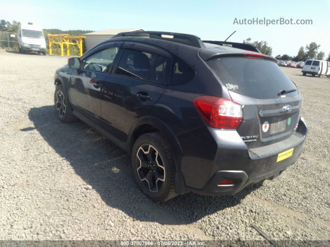 2014 Subaru Xv Crosstrek Premium Black vin: JF2GPAVC8E8316758