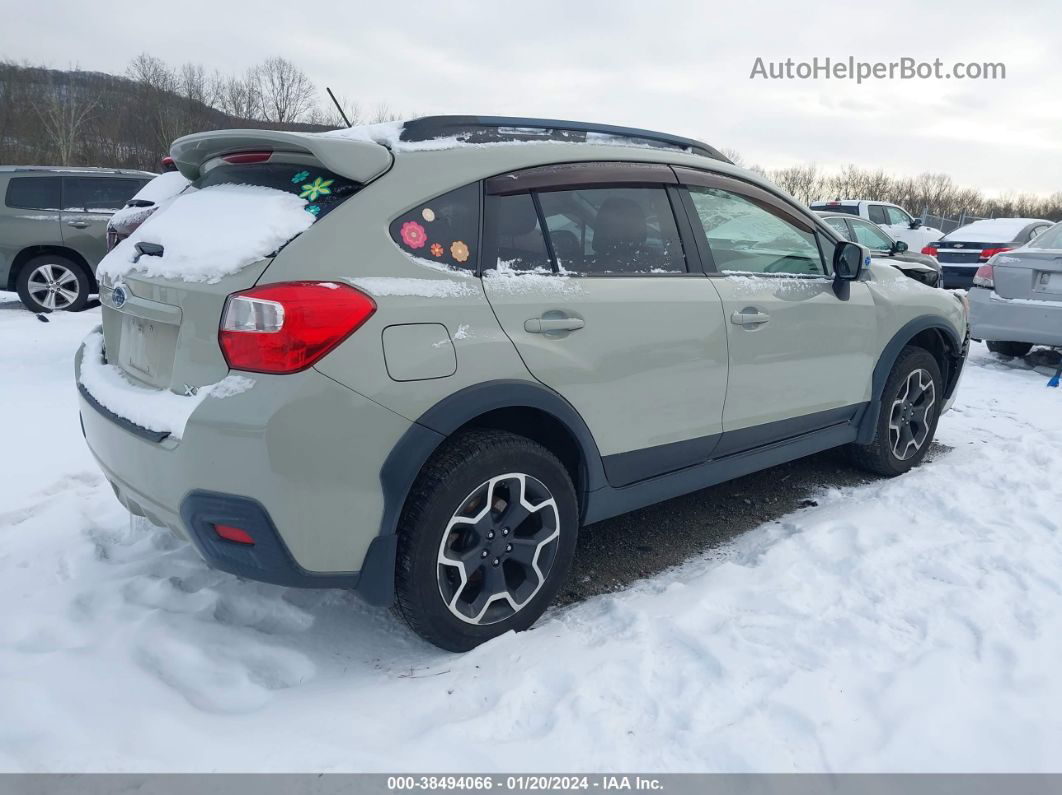 2014 Subaru Xv Crosstrek 2.0i Premium Tan vin: JF2GPAVC9E8244372