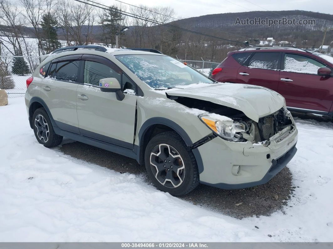 2014 Subaru Xv Crosstrek 2.0i Premium Tan vin: JF2GPAVC9E8244372