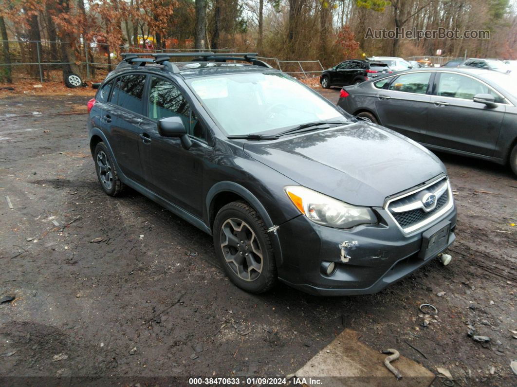 2014 Subaru Xv Crosstrek 2.0i Premium Gray vin: JF2GPAVCXE8230660