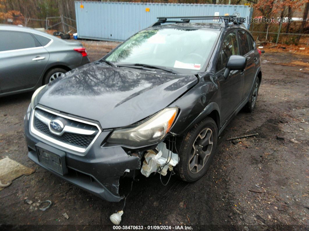 2014 Subaru Xv Crosstrek 2.0i Premium Gray vin: JF2GPAVCXE8230660