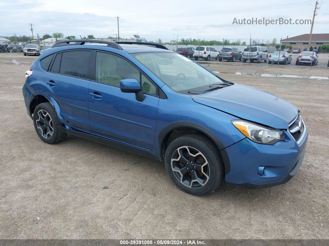 2014 Subaru Xv Crosstrek 2.0i Premium Синий vin: JF2GPAVCXE8284332