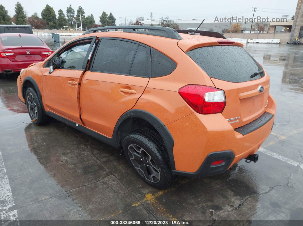 2014 Subaru Xv Crosstrek 2.0i Premium Orange vin: JF2GPAVCXE8295914