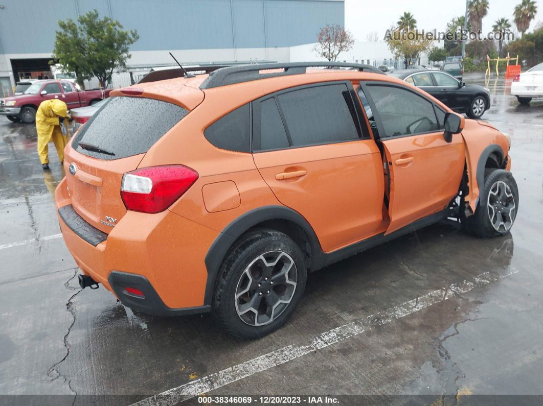 2014 Subaru Xv Crosstrek 2.0i Premium Orange vin: JF2GPAVCXE8295914