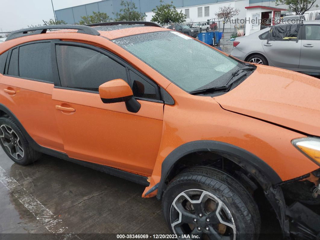 2014 Subaru Xv Crosstrek 2.0i Premium Orange vin: JF2GPAVCXE8295914