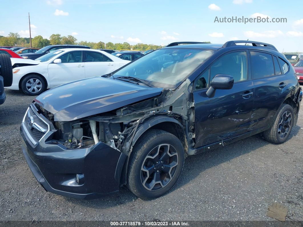 2014 Subaru Xv Crosstrek Premium Black vin: JF2GPAVCXEH321587