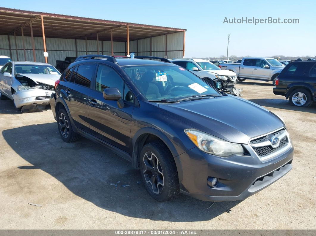 2014 Subaru Xv Crosstrek 2.0i Premium Gray vin: JF2GPAWC0EH347534