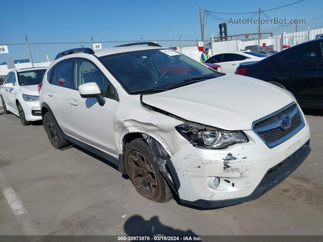 2014 Subaru Xv Crosstrek 2.0i Premium White vin: JF2GPAWC3E8218008