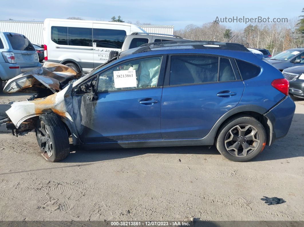 2014 Subaru Xv Crosstrek 2.0i Premium Blue vin: JF2GPAWC6EH204264