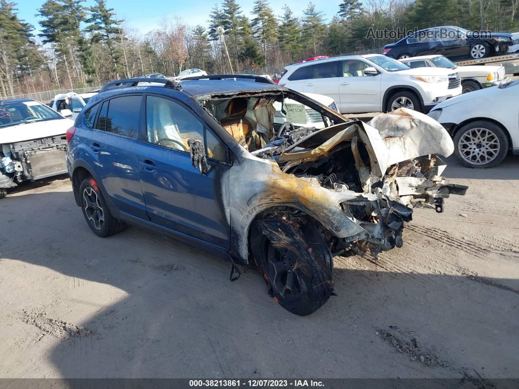 2014 Subaru Xv Crosstrek 2.0i Premium Blue vin: JF2GPAWC6EH204264