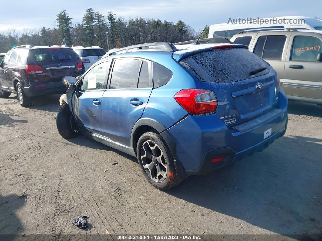 2014 Subaru Xv Crosstrek 2.0i Premium Blue vin: JF2GPAWC6EH204264