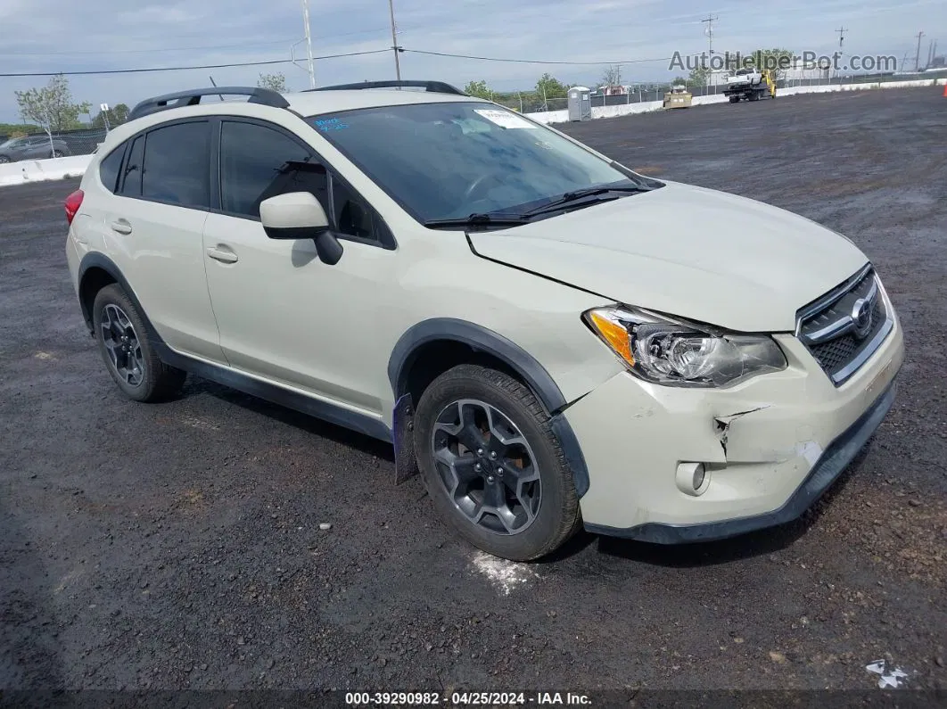 2014 Subaru Xv Crosstrek 2.0i Premium Beige vin: JF2GPAWCXEH342728