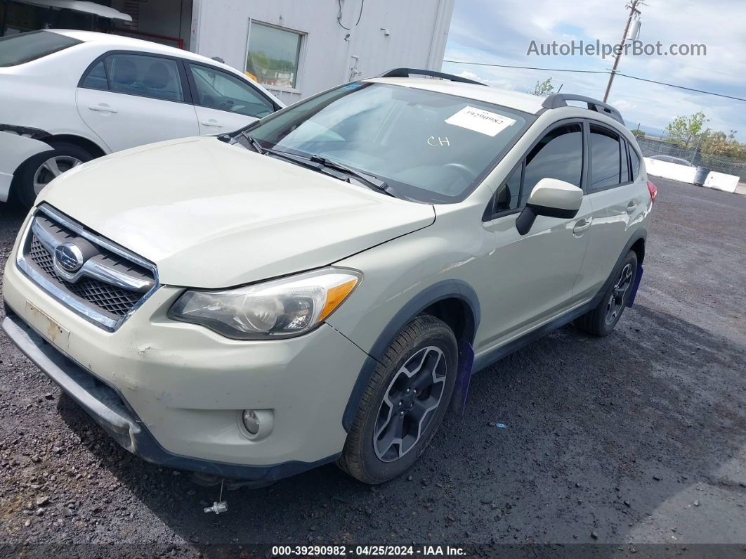 2014 Subaru Xv Crosstrek 2.0i Premium Бежевый vin: JF2GPAWCXEH342728