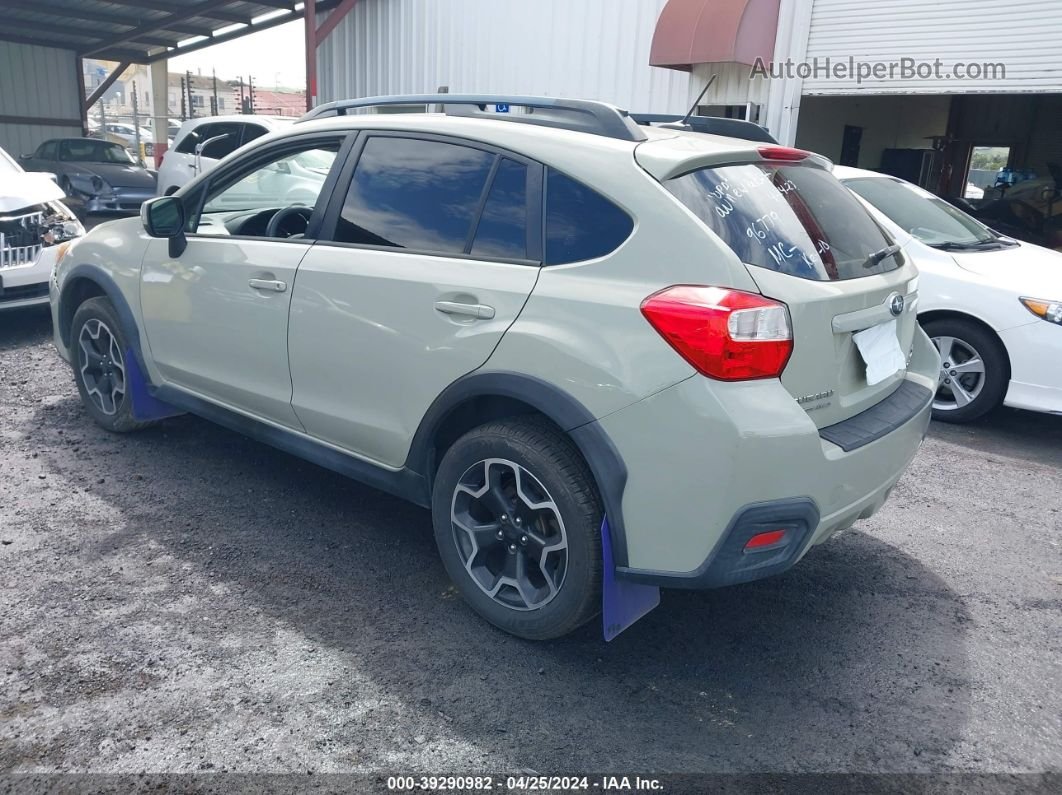 2014 Subaru Xv Crosstrek 2.0i Premium Beige vin: JF2GPAWCXEH342728