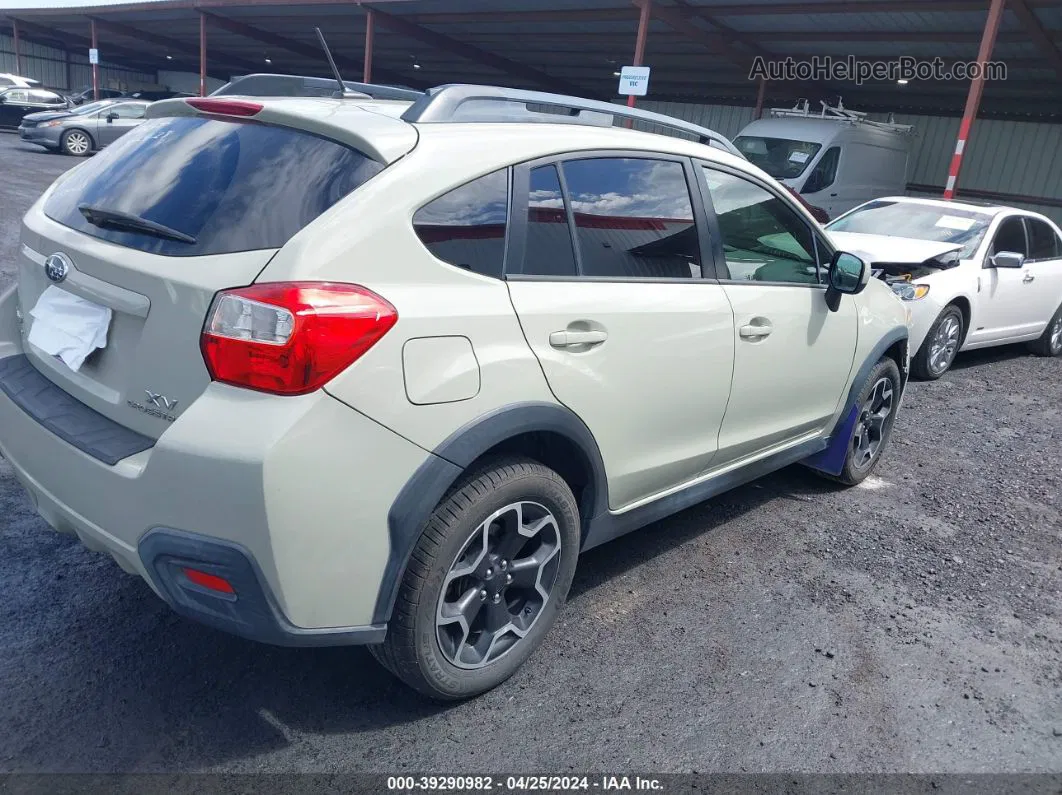 2014 Subaru Xv Crosstrek 2.0i Premium Бежевый vin: JF2GPAWCXEH342728