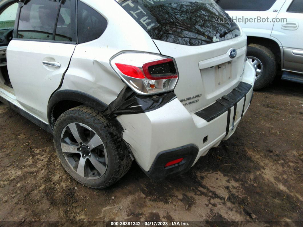 2014 Subaru Xv Crosstrek Hybrid   White vin: JF2GPBCC9EH225703