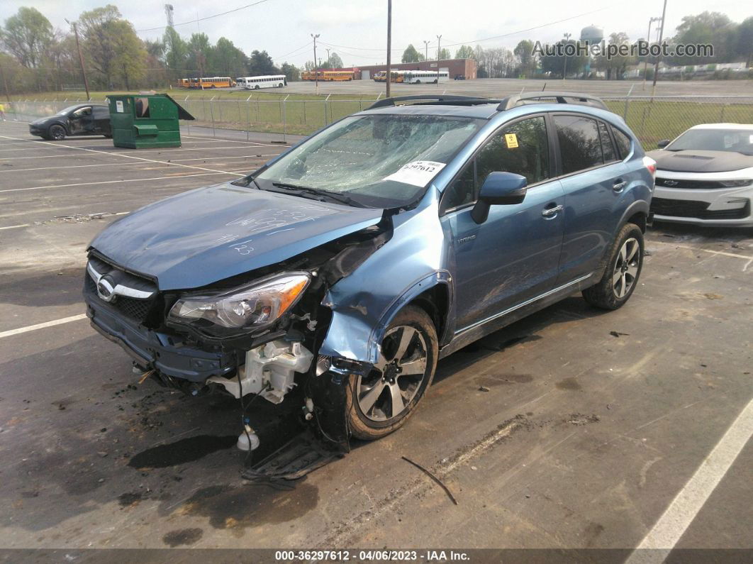 2014 Subaru Xv Crosstrek Hybrid Touring Blue vin: JF2GPBKC4EH319991